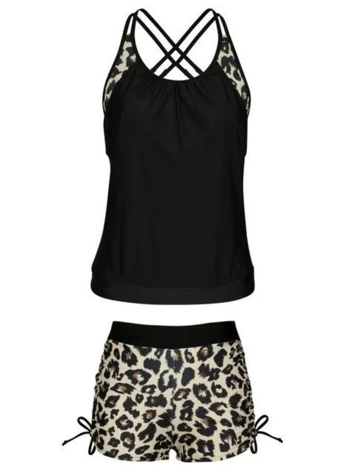 Ensemble Tankini Croisé Maintien Renforcé