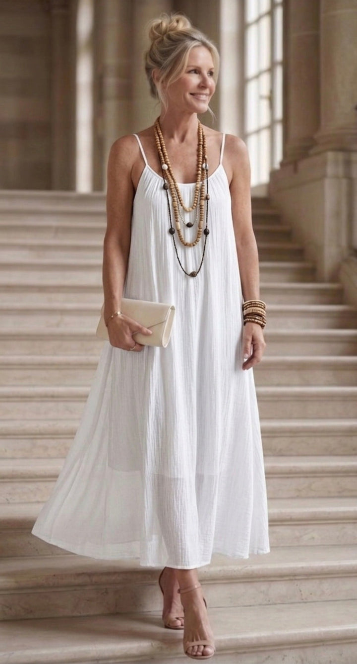 Keira | Robe Maxi Fluide Naturelle