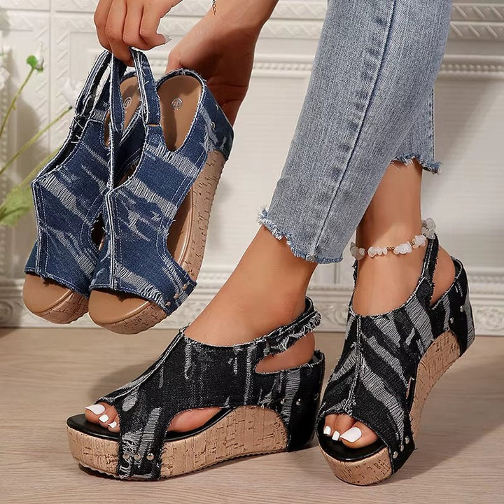 Deni | Sandales à talons