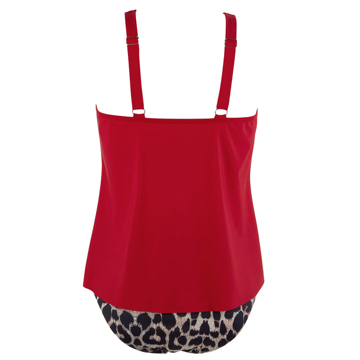 Tankini Flowy Elegance – Maillot de Bain avec Haut Long et Culotte Confortable