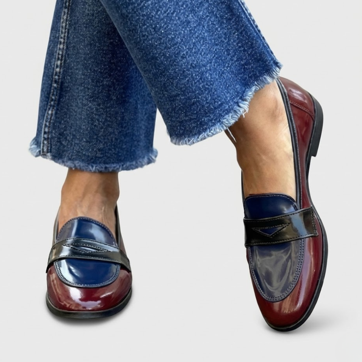 Claudia | Mocassins à Contraste