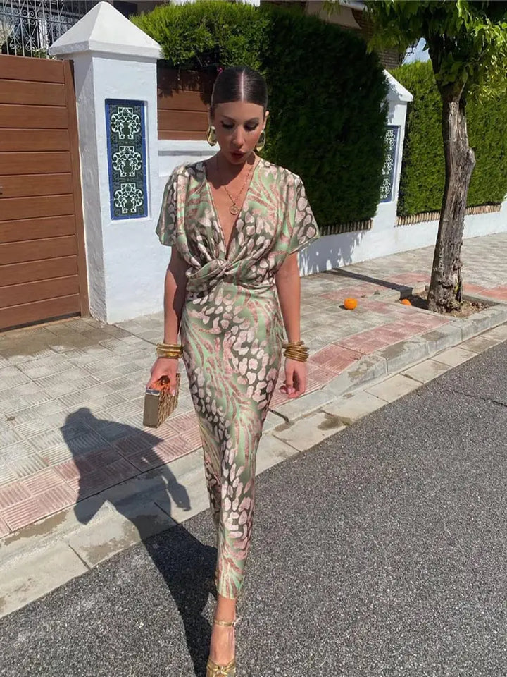 CLARANDRA | ROBE MIDI EN CUIVRE