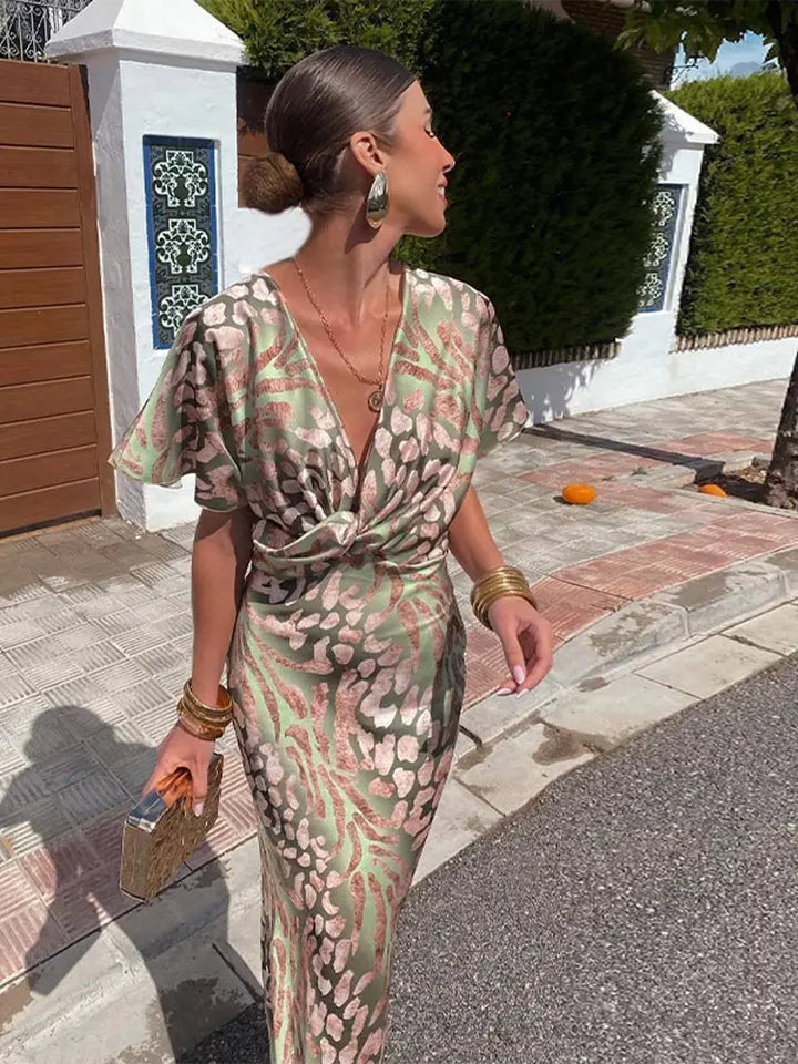 CLARANDRA | ROBE MIDI EN CUIVRE