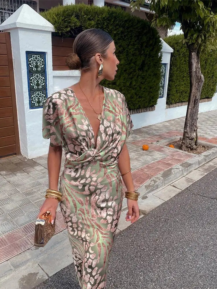CLARANDRA | ROBE MIDI EN CUIVRE