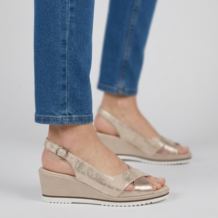 Francesca | Sandale de confort pour femme avec talon