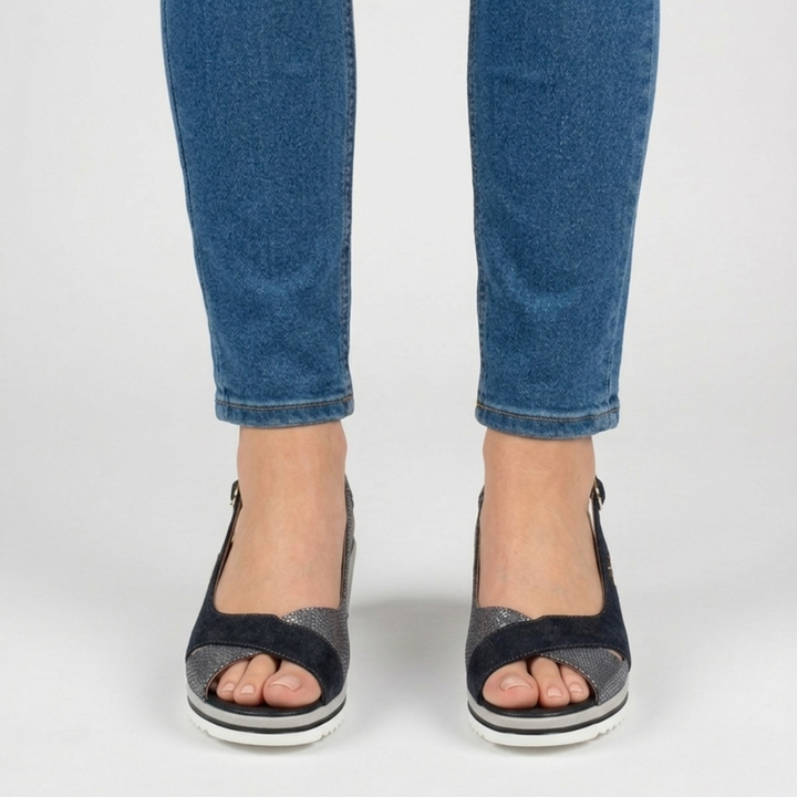 Francesca | Sandale de confort pour femme avec talon