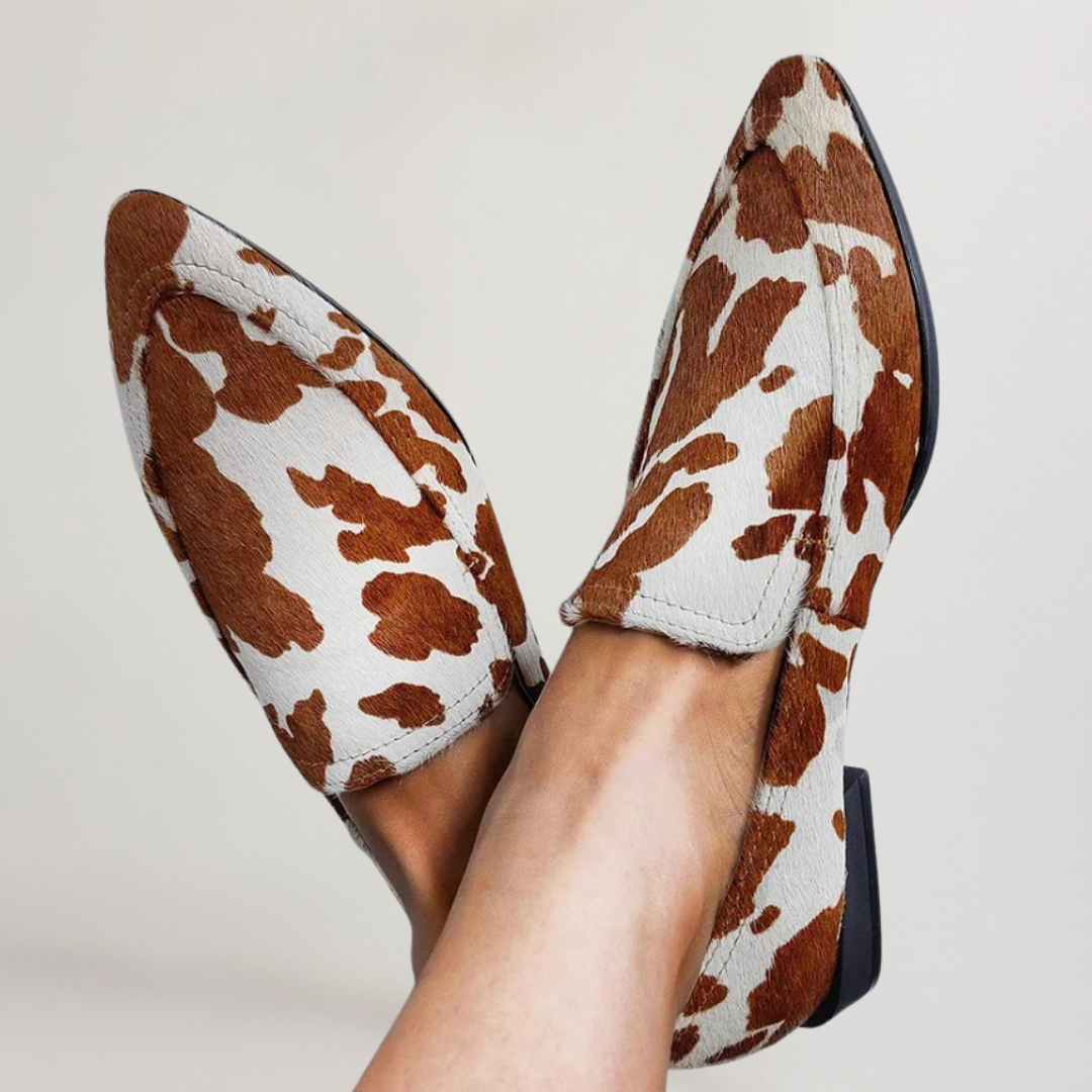 Leona | Mocassins élégants à talon bas