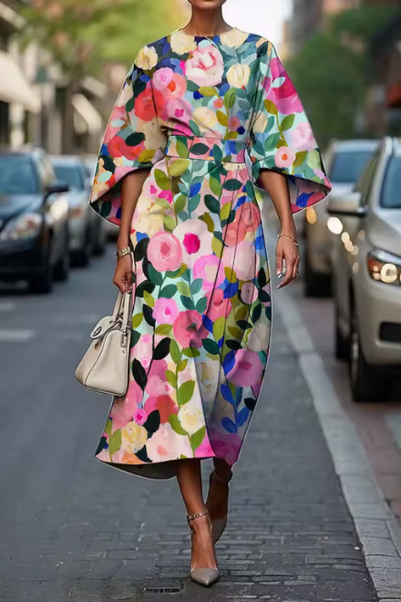 Lucas & Léa Paris| Robe Florale Élégante