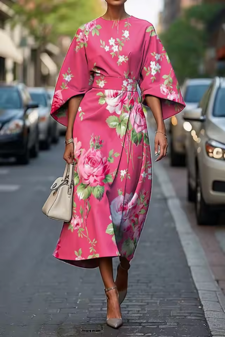Lucas & Léa Paris| Robe Florale Élégante