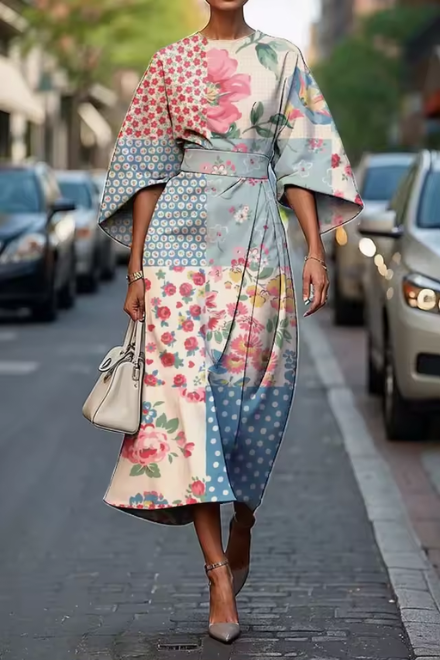Lucas & Léa Paris| Robe Florale Élégante