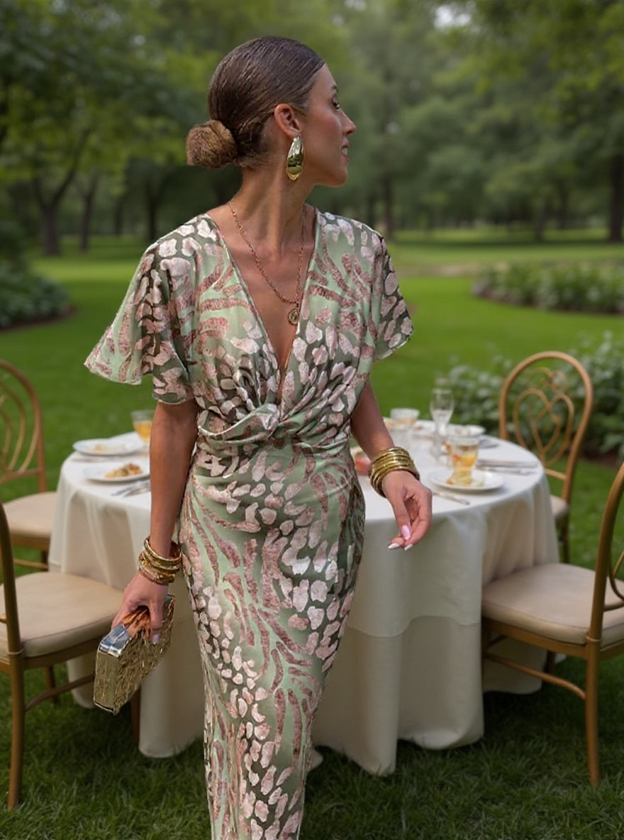 CLARANDRA | ROBE MIDI EN CUIVRE