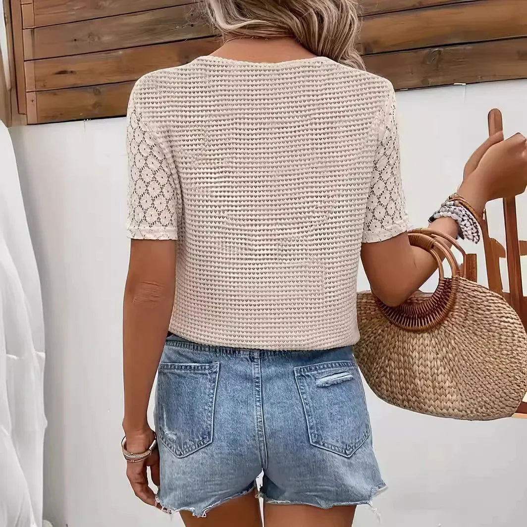Lucy | Élégant T-Shirt Été Décontracté pour Femmes