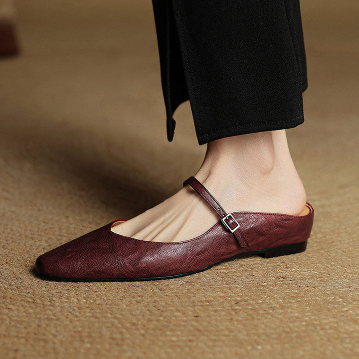 Orella – mules en cuir authentique