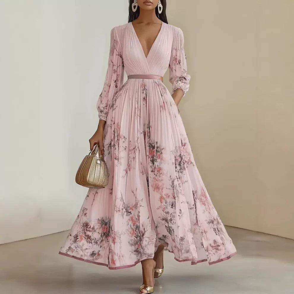 Nouvelle- robe longue à manches