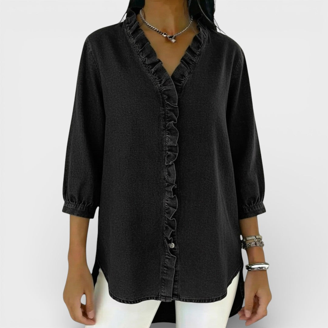 Heather | Blouse Élégante à Volants