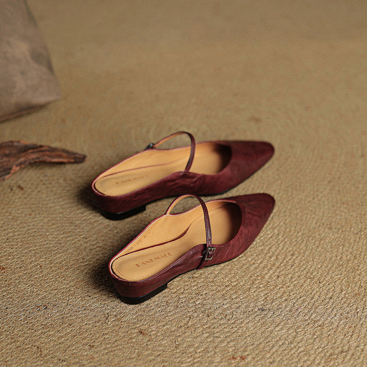 Orella – mules en cuir authentique