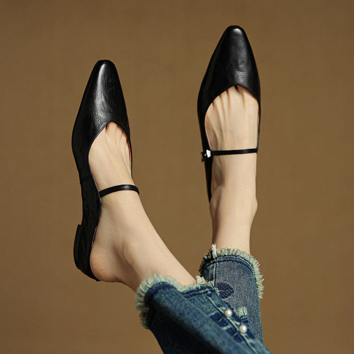 Orella – mules en cuir authentique