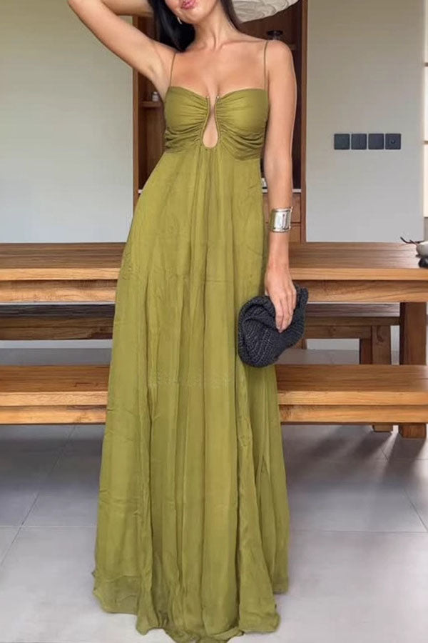 Taylor | Robe d'invité verte élégante