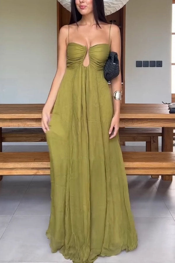 Taylor | Robe d'invité verte élégante