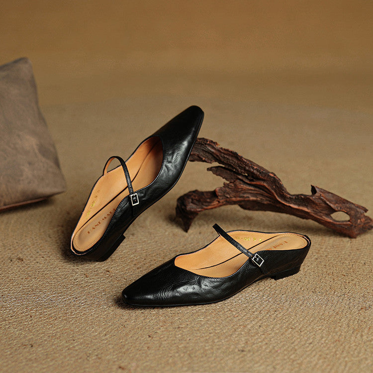 Orella – mules en cuir authentique