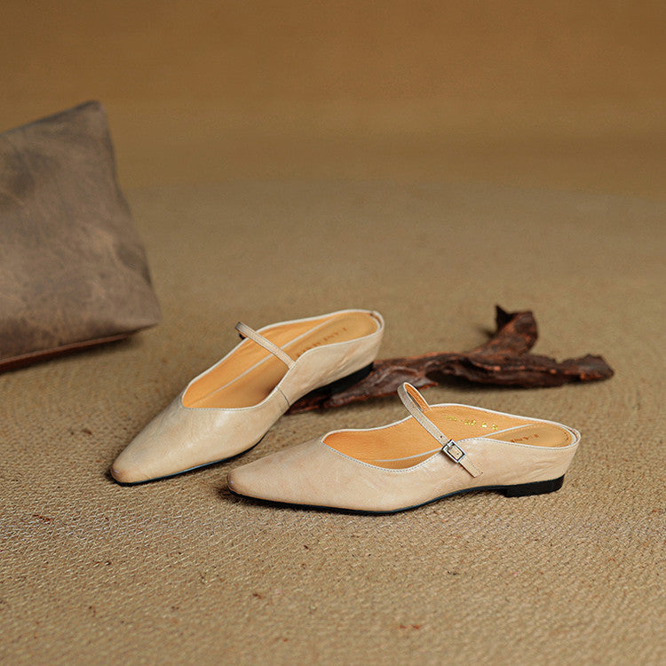 Orella – mules en cuir authentique