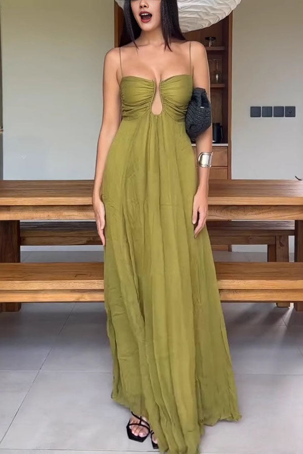 Taylor | Robe d'invité verte élégante