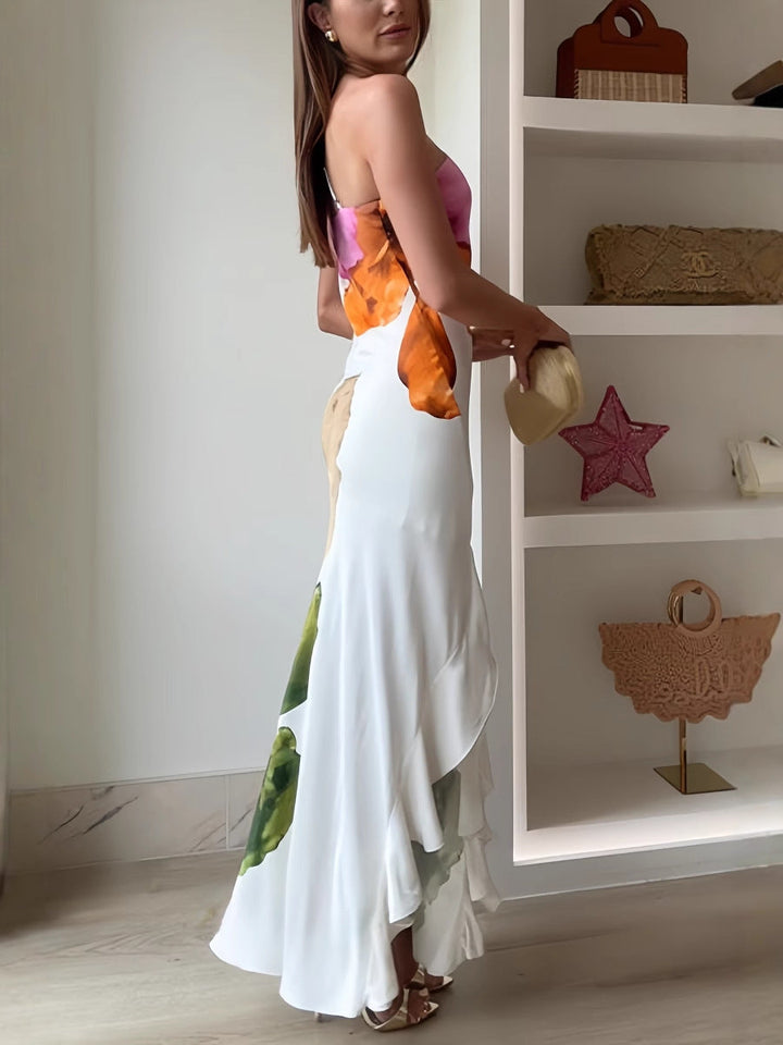 Flore | Robe Maxi Fleurie Multicolore