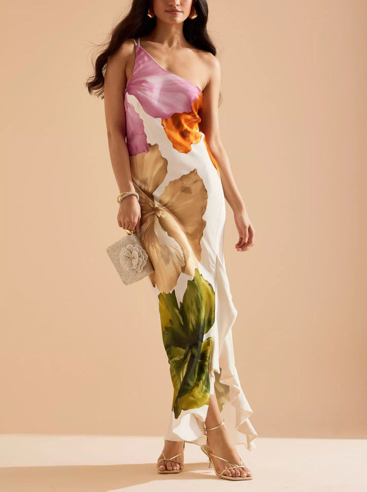 Flore | Robe Maxi Fleurie Multicolore
