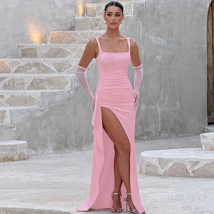 Lucas & Léa Paris - Robe longue élégante de soirée à dos nu