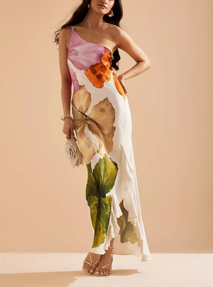 Flore | Robe Maxi Fleurie Multicolore