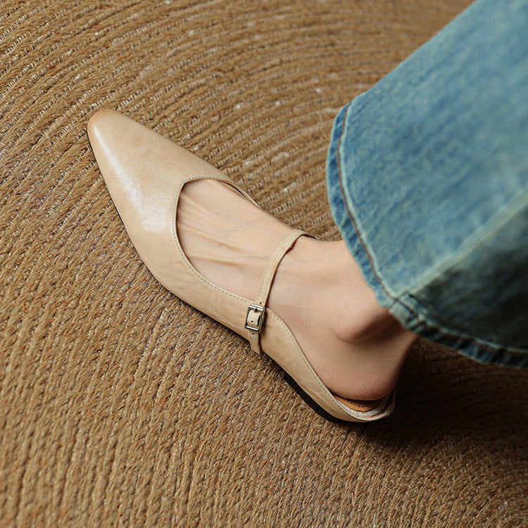 Orella – mules en cuir authentique
