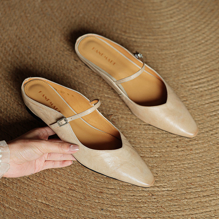 Orella – mules en cuir authentique