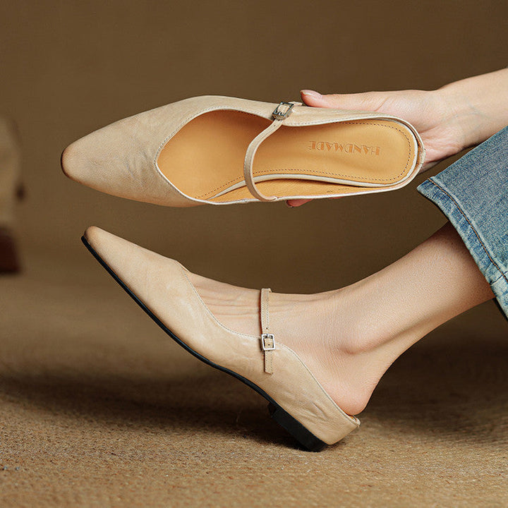Orella – mules en cuir authentique
