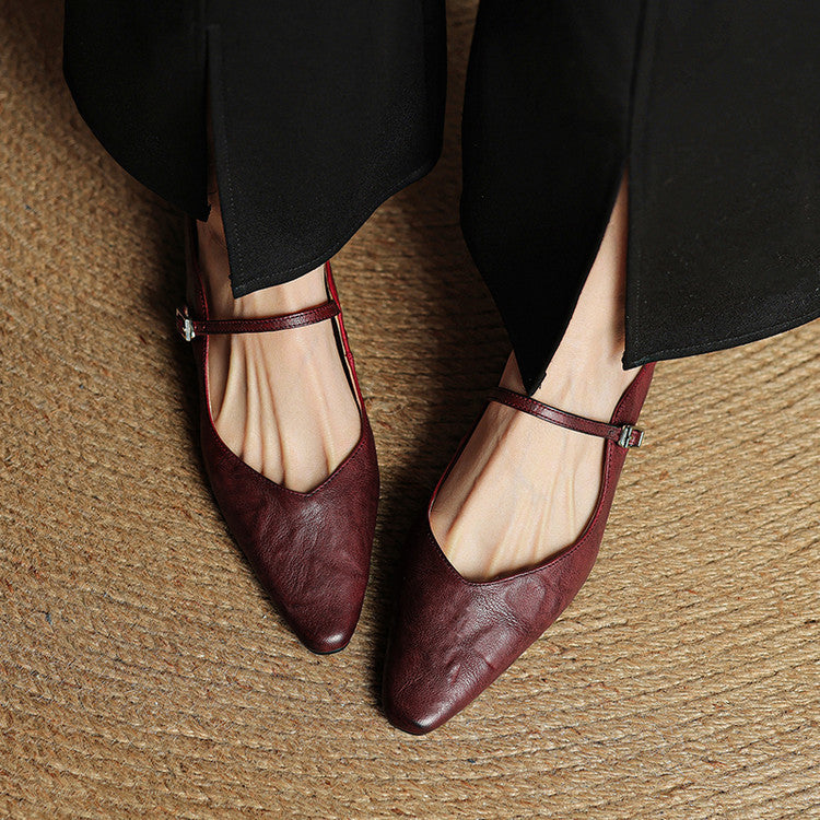 Orella – mules en cuir authentique