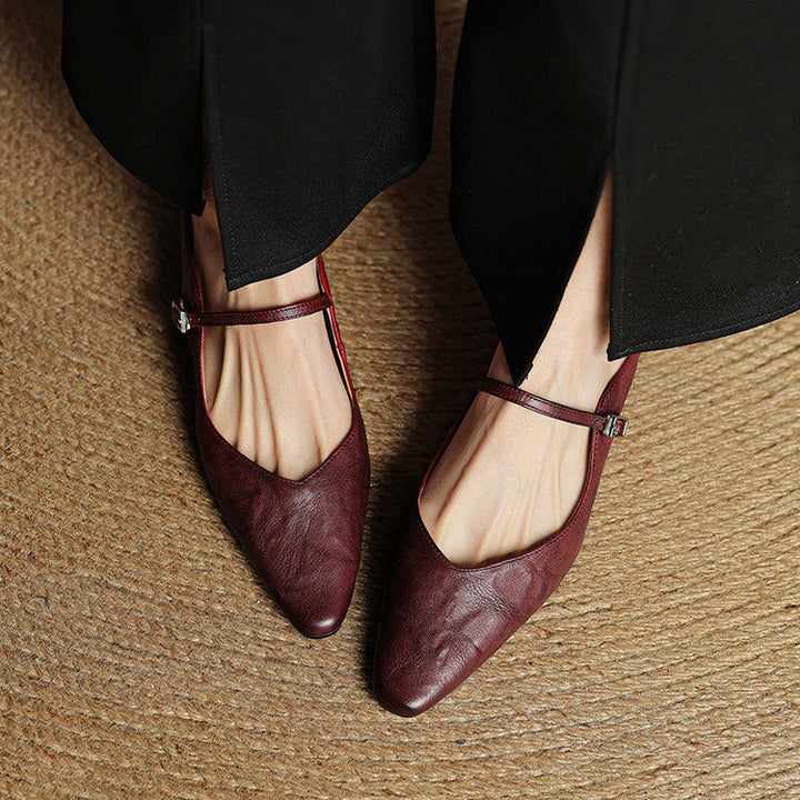 Orella – mules en cuir authentique