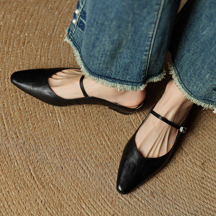 Orella – mules en cuir authentique