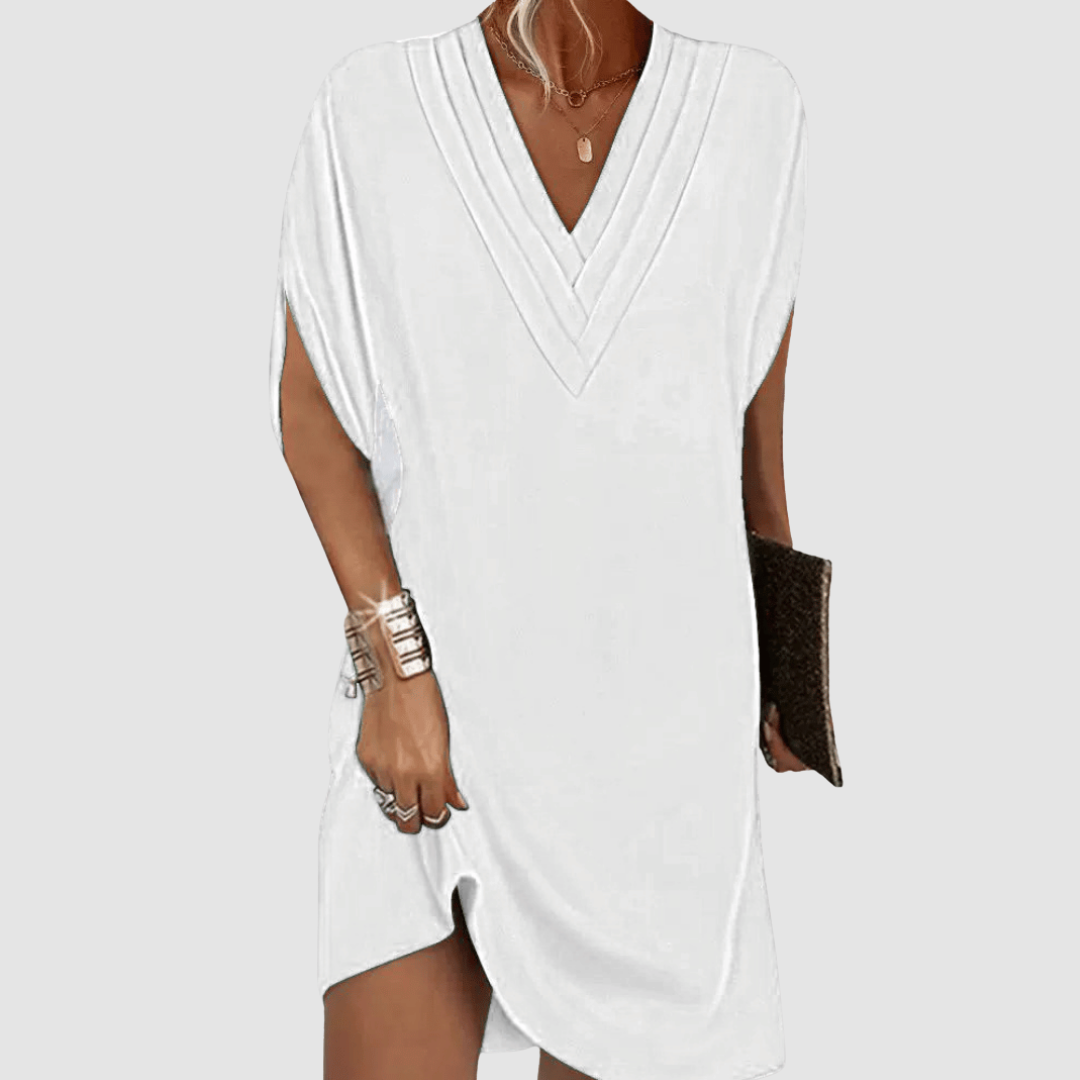 Alysa | Robe Élégante à Manches Mi-Longues