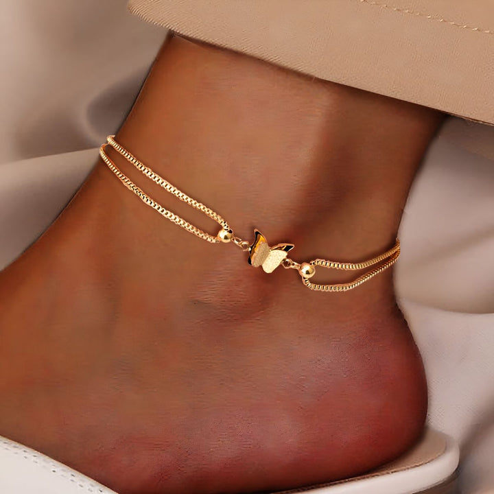 Lucas & Lèa Paris | Bracelet de Cheville Papillon