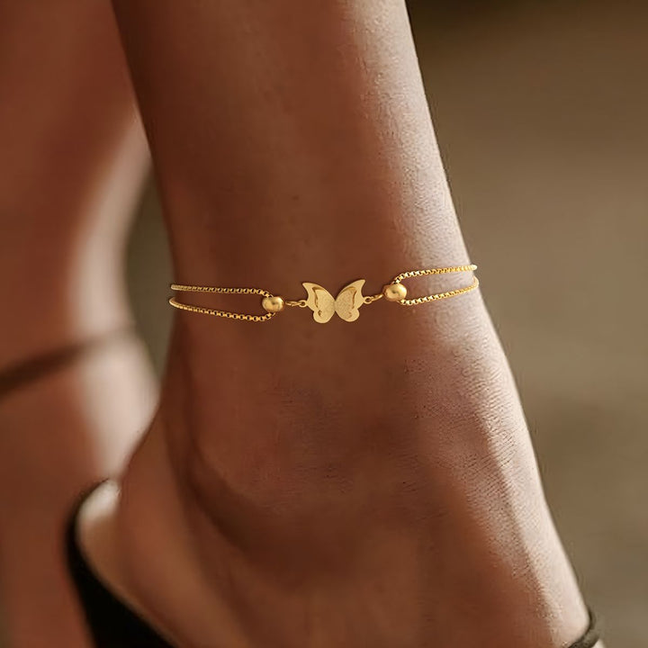 Lucas & Lèa Paris | Bracelet de Cheville Papillon