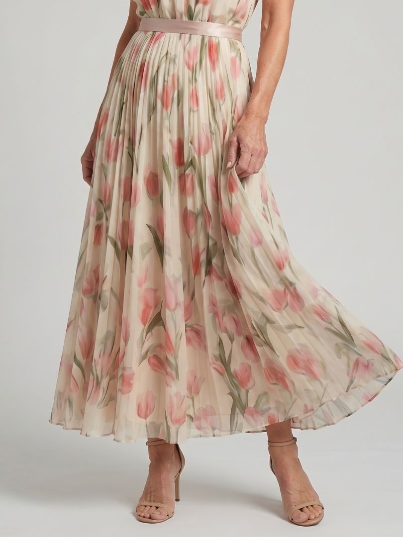 Reyna | Robe midi halter florale