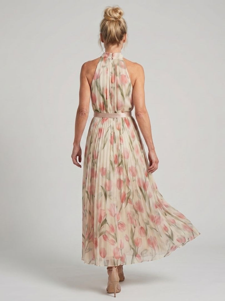 Reyna | Robe midi halter florale