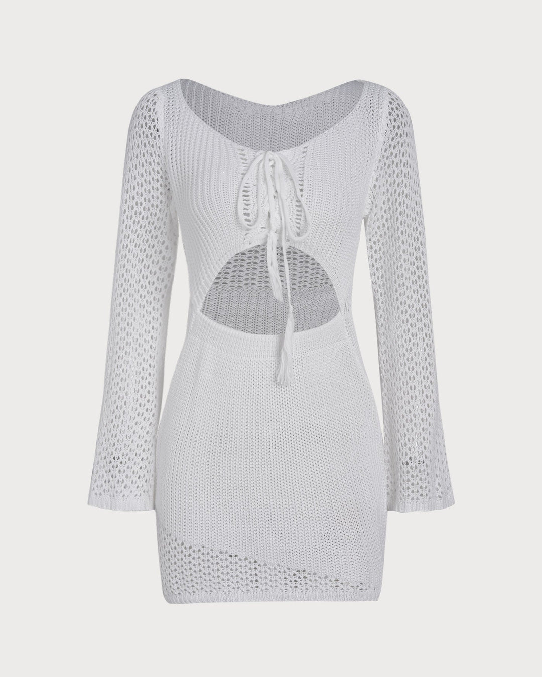 Couverture en Crochet Blanc