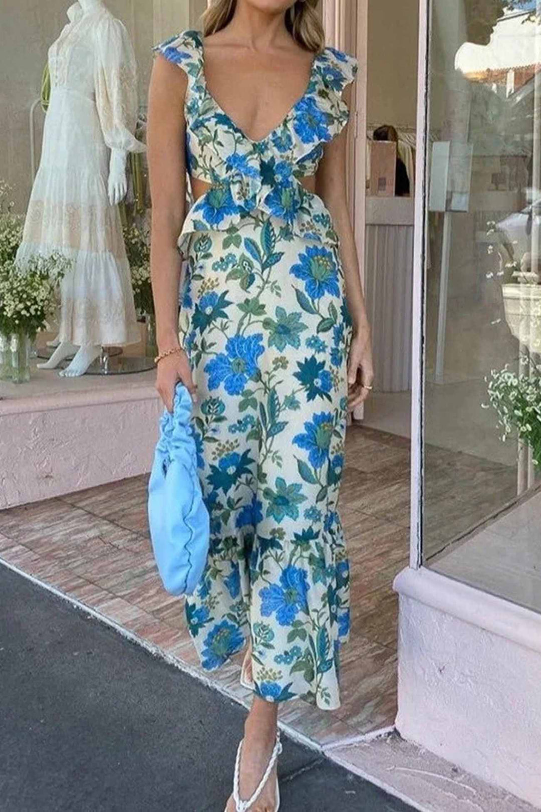 Yafit™ | Robe à volants florale