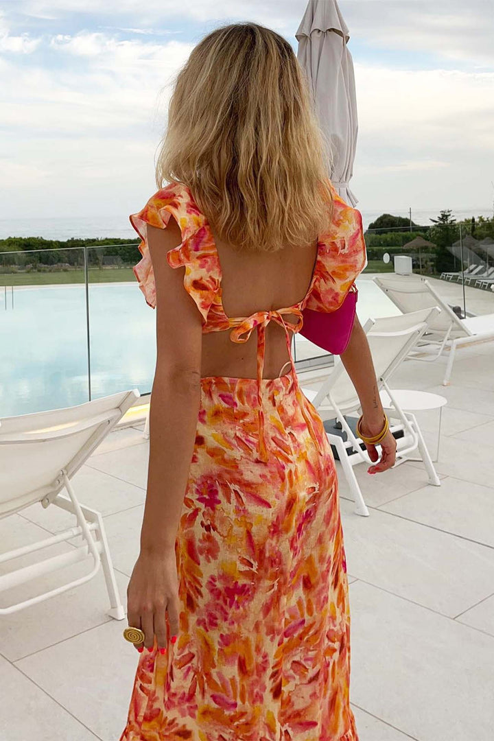 Yafit™ | Robe à volants florale