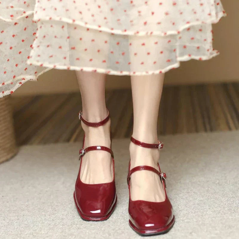 Eva | Chaussures à talons orthopédiques avec sangle autour de la cheville