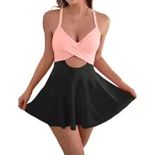 Robe de Bain Ventre Plat Décolleté en V
