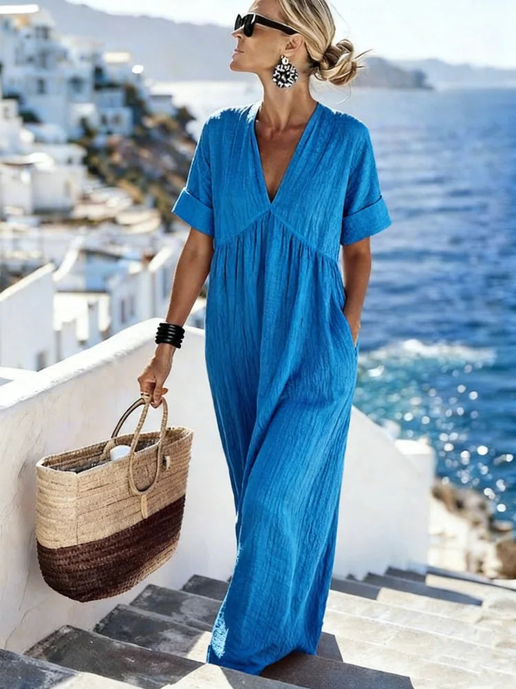 Robe midi A-Line élégante
