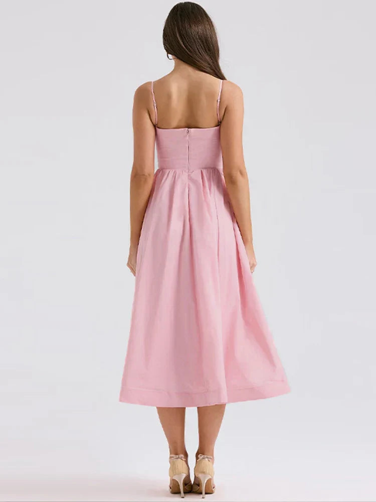 Jovie - Robe Midi à Bretelles