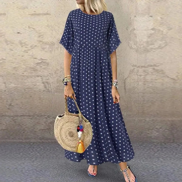 Robe Maxi Boho Imprimé Vintage