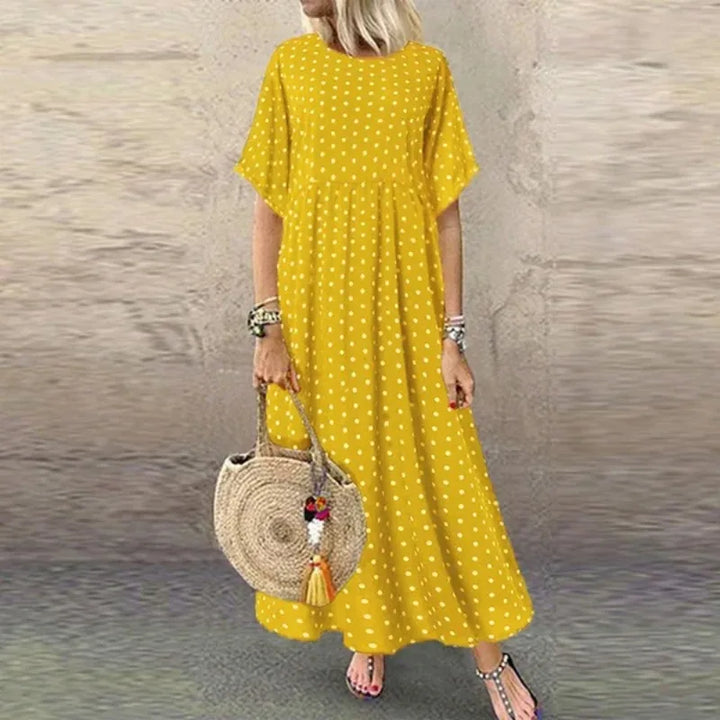 Robe Maxi Boho Imprimé Vintage